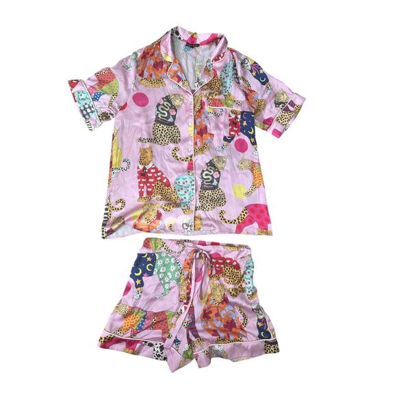 Karen Mabon A Leopard Never Changes Its Spots Short Pajamas - Small - Picture 3 of 6